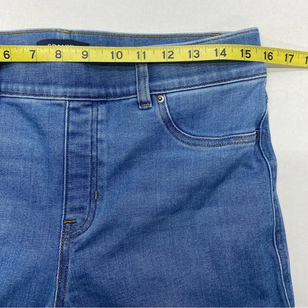 SPANX FLARE JEANS WOMENS LARGE PULL ON CITY CASUAL COLLEGE - Picture 8 of 10